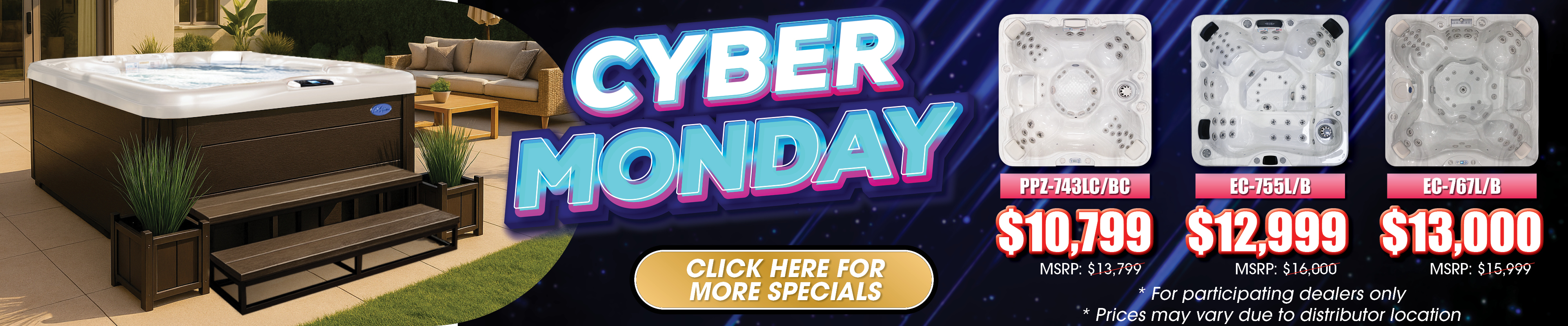 Calspas hot tub being used in a family setting - Sunnyvale